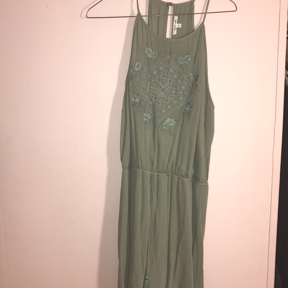 A beautiful olive green romper in size large